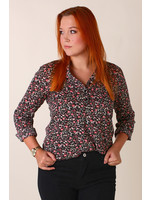 Moocci Flower Shirt - BLACK