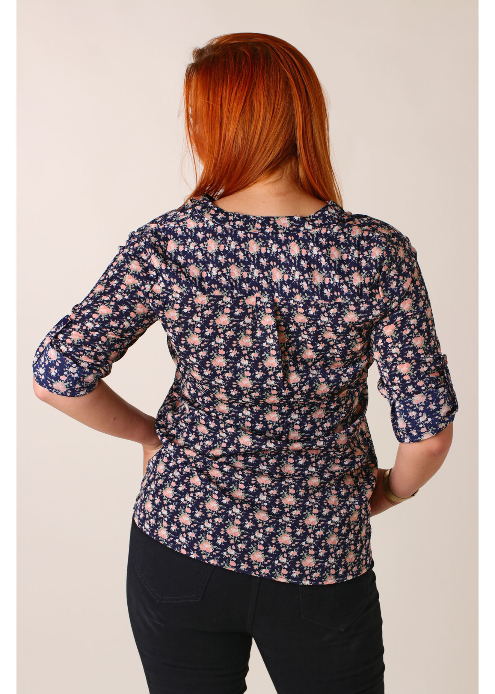 Moocci Flower Shirt - BLUE
