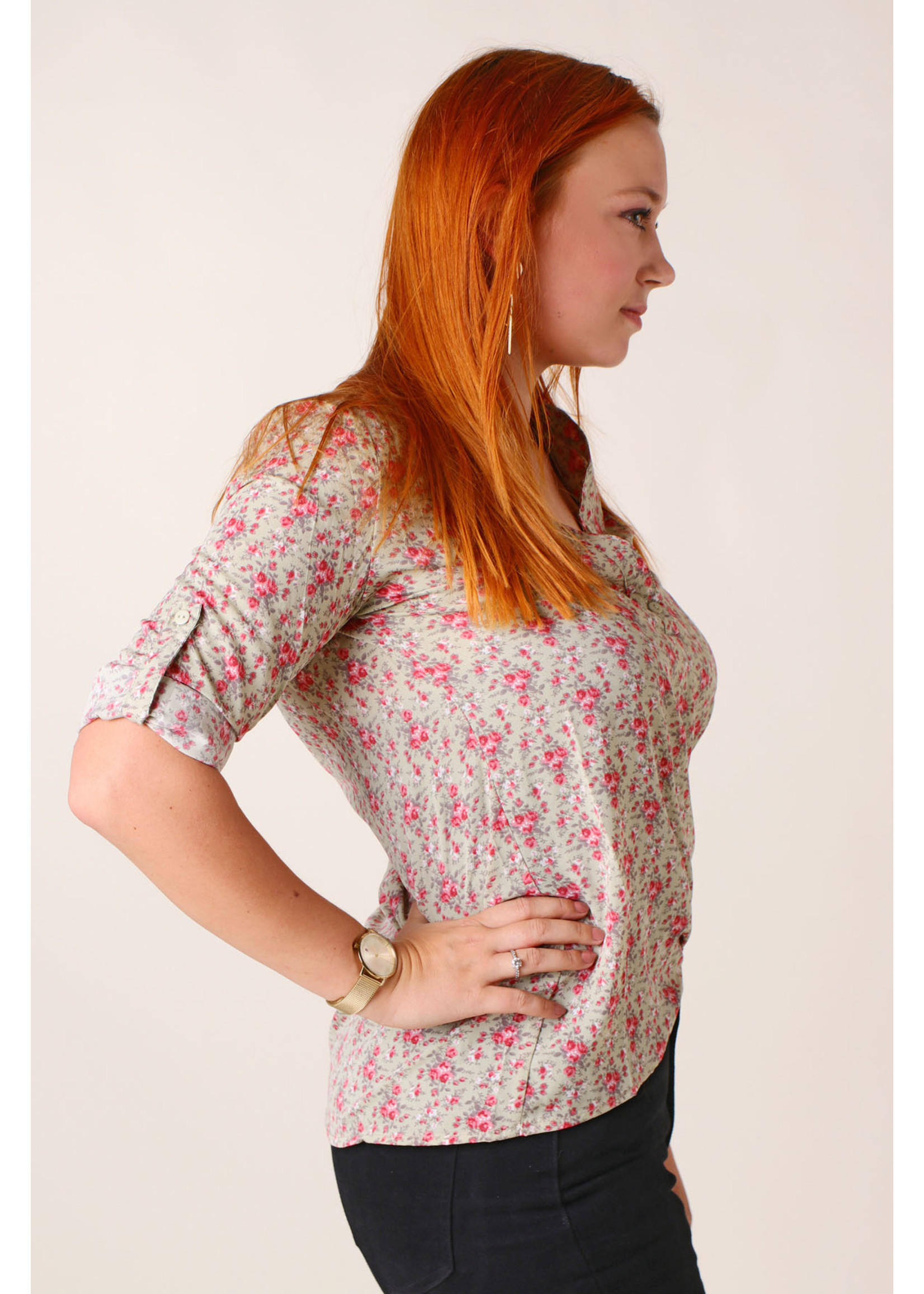 Moocci Flower Shirt - PINK
