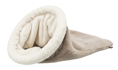 Trixie kattenmand slaapzak amira taupe / creme