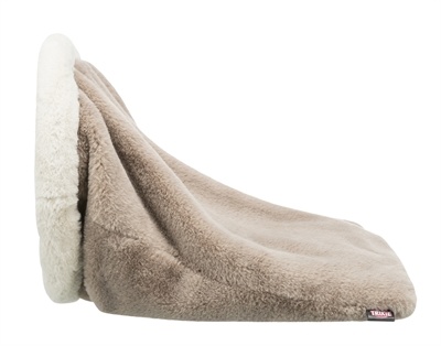 Trixie kattenmand slaapzak amira taupe / creme