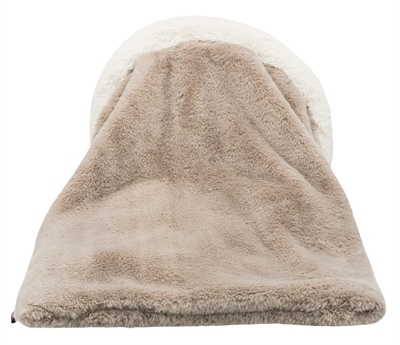 Trixie kattenmand slaapzak amira taupe / creme
