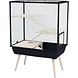 Zolux Zolux knaagdierkooi nevo royal plexiglas zwart Zolux Zolux knaagdierkooi nevo royal plexiglas zwart