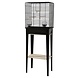 Zolux Zolux vogelkooi chic loft met meubel zwart Zolux Zolux vogelkooi chic loft met meubel zwart