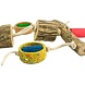 Birrdeeez Birrdeeez Sekelbos T-Pillar Leather Parrot Toy Birrdeeez Birrdeeez Sekelbos T-Pillar Leather Parrot Toy