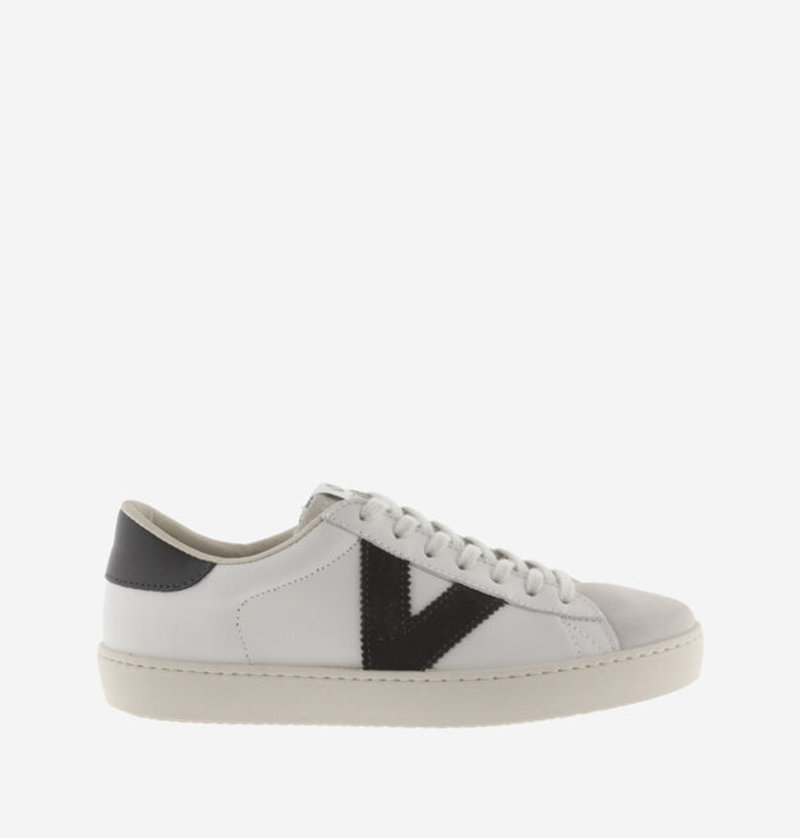 Berlin leather sneakers with contrast Antracita