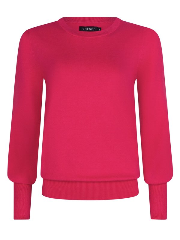 Ydence Knitted top Vera- fuchsia