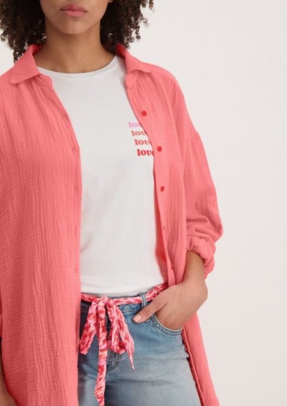 Circle of trust LOU BLOUSE- coral