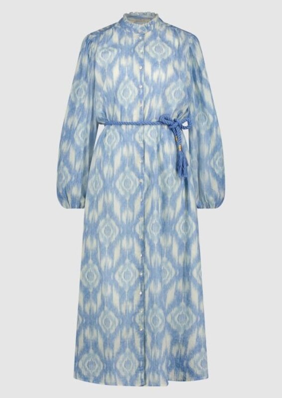 Circle of trust GWEN DRESS- indigo batik