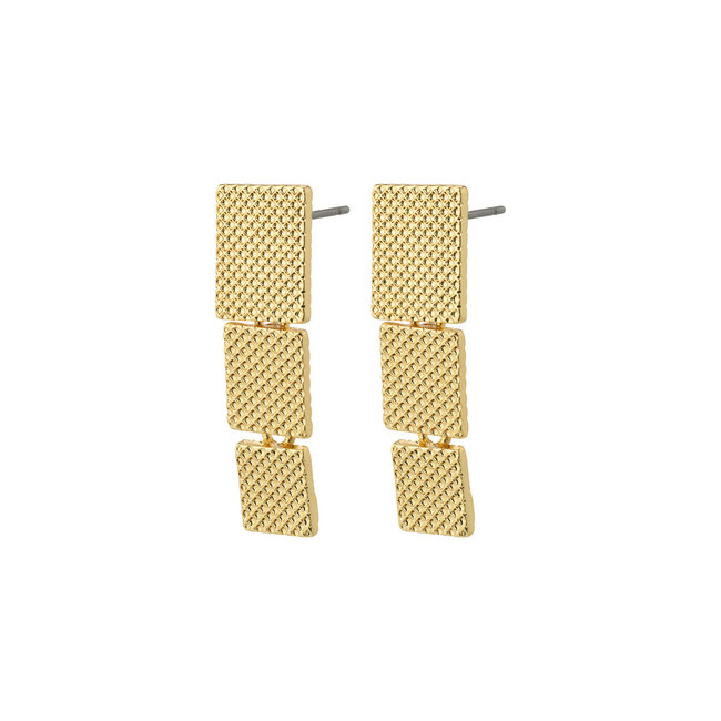 Pilgrim KLAUDIA recycled earrings gold-plated