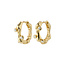 Pilgrim URSZULA recycled crystal hoop earrings gold-plated