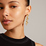 Pilgrim ECHO recycled earrings gold-plated