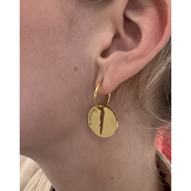 Terschelling oorbel goud