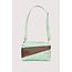 Susan Bijl Bum bag m mint bruine streep