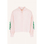 BY BAR sarah short chambray blouse light pink