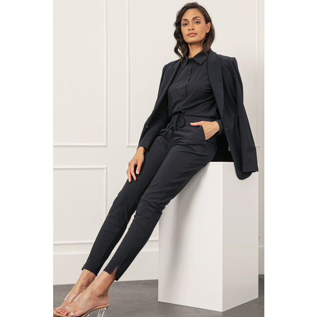 Studio Anneloes STARTUP TROUSERS - DARK BLUE