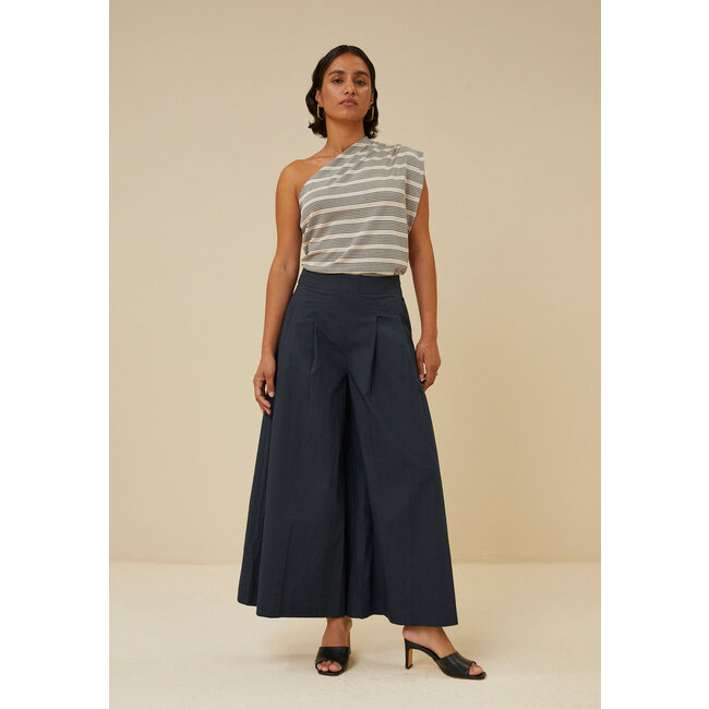 BY BAR tyle nautic stripe top midnight
