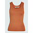 Peppercorn PCRemi U-Neck Knit Tank Top 6308MET Mecca Orange Metallic