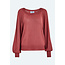 Minus MSHelna Knit Pullover 6990MET Barn Red Met.