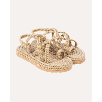 Another Label Amara rope sandal Semolina