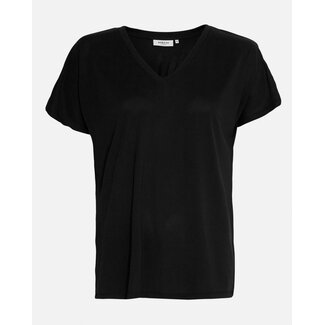 MSCH Copenhagen MSCHFenya Modal V Neck Tee BlACK