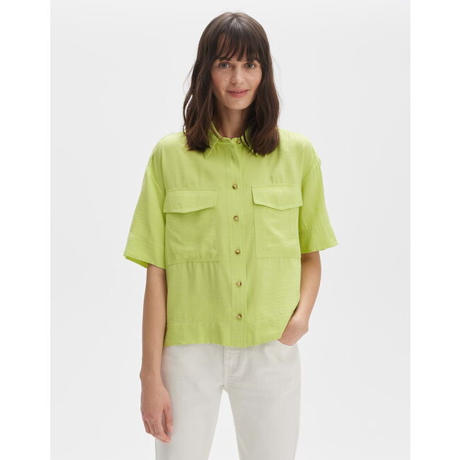 Opus Frena blouse lime green