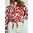 Minus MSJassie Tie Shirt 6990P Barn Red Print