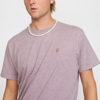 RVLT Regular T-shirt Purple-melange 1 1364 pos
