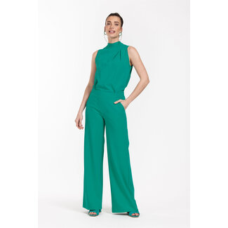 Studio Anneloes Luz bonded trousers smaragd