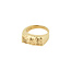 Pilgrim STAR recycled ring gold-plated