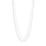 Pilgrim BLOOM recycled necklace 2-in-1, silver-plated