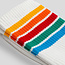 RVLT Jaquard Crew Sock White