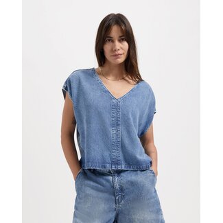 Kuyichi Emily Top Beaumont blue