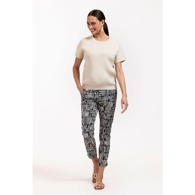 Studio Anneloes startup graphic trousers kit/dark blue