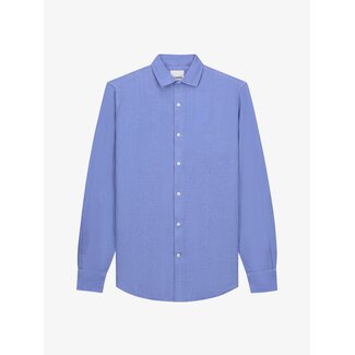 Van Harper SH105 linen shirt mid blue