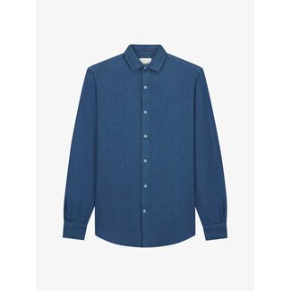 Van Harper SH105 linen shirt denim blue