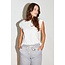 RE/BORN Lien Top Offwhite