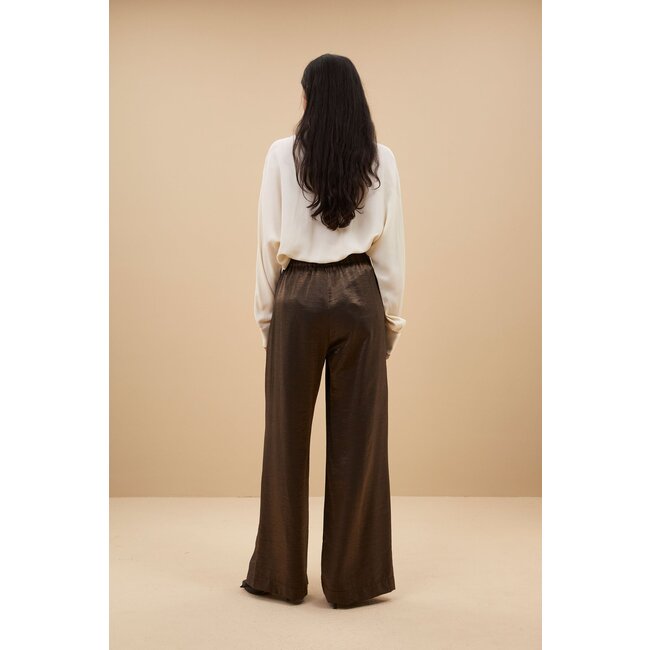 BY BAR benji metallic pants bronze