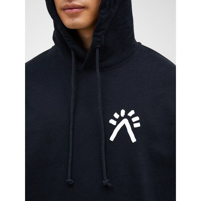 Peak Performance M Graphic Hood-BLACK