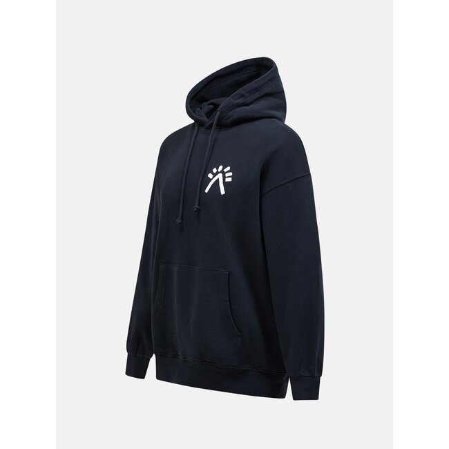 Peak Performance M Graphic Hood-BLACK