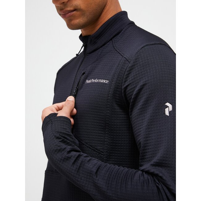 Peak Performance M Trail Polartec Half Zip-BLACK