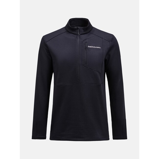 Peak Performance M Trail Polartec Half Zip-BLACK