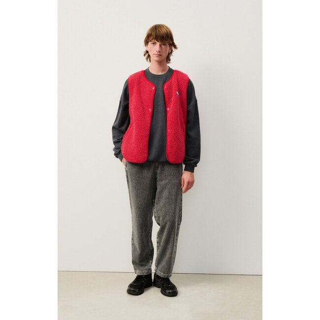 American vintage Hoktown gilet coquelicot