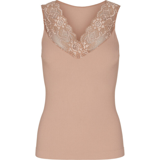 Tim & Simonsen Belen v-neck lace nudo