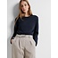 Selected Femme SLFESSENTIAL LS BOXY TEE NOOS Dark Sapphire