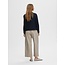 Selected Femme SLFESSENTIAL LS BOXY TEE NOOS Dark Sapphire