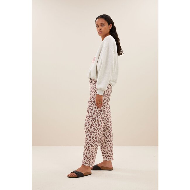 BY BAR begum pink cheetah pants pink cheetah print