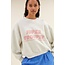 BY BAR bibi trouper sweater light grey melee