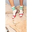 BY BAR lucky you socks spring green