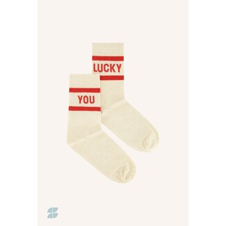 BY BAR lucky you socks poppy-red